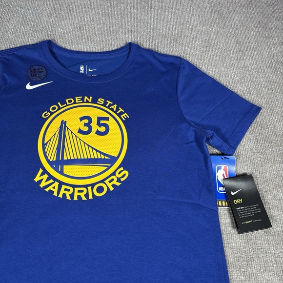 Nike Tops - Nike Kevin Durant Golden State Warriors Jersey T Shirt Womens S Blue Dri Fit NWT